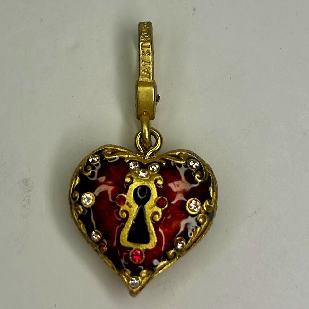 Jay Stongwater Red Heart Pendant